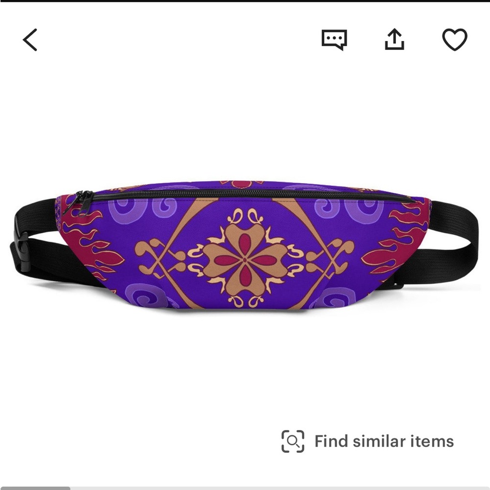 Kawaii Disney Aladdin Magic Carpet Fanny Pack